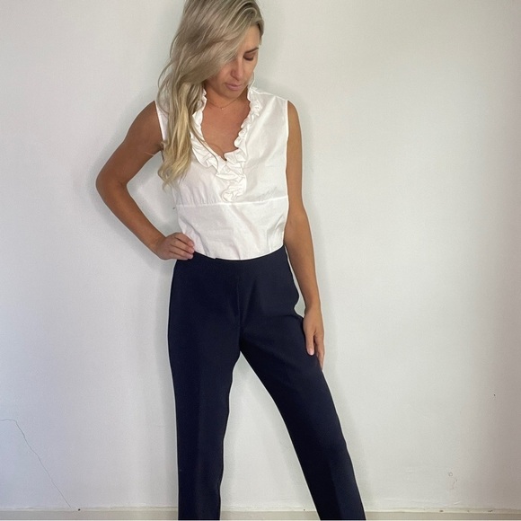 St. John Navy Blue Slacks Pants - Picture 8 of 13